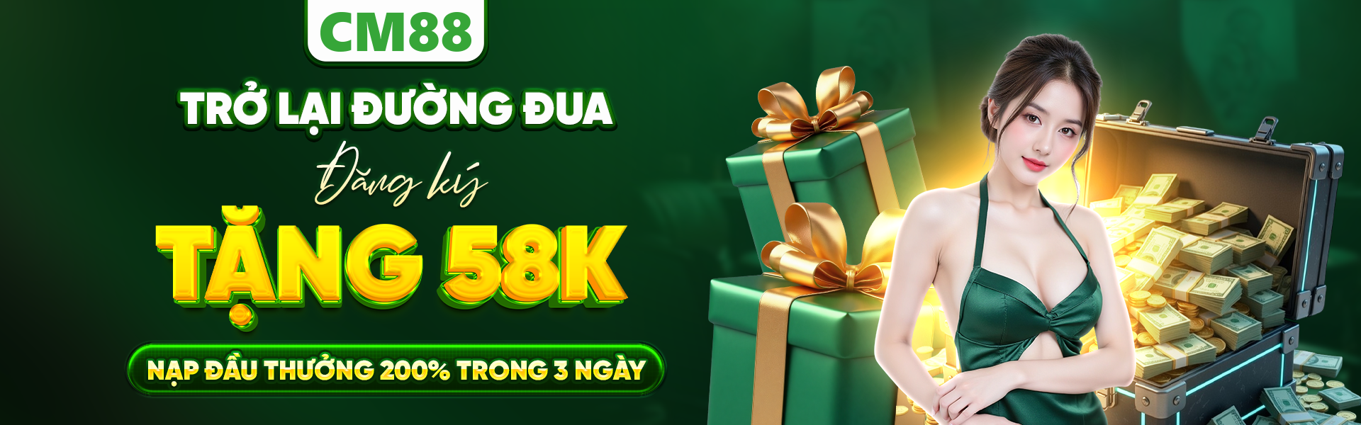 cm88 trở lại đường đua 2026 tặng nạp đầu 200%